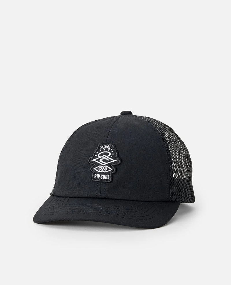 Load image into Gallery viewer, Rip Curl Unisex Search Icon Trucker Cap Black 1JFMHE_0090
