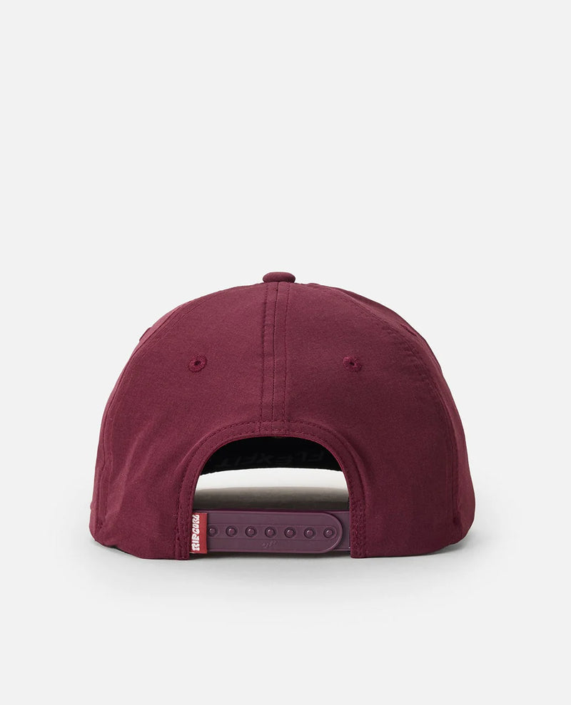 Load image into Gallery viewer, Rip Curl Unisex Pacific Rinse Flexfit Snapback Cap Burgundy 1JGMHE_0043
