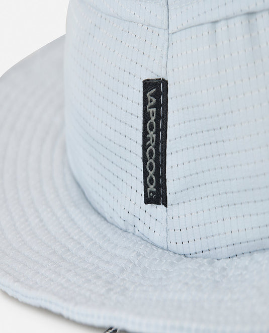Rip Curl Men's Vaporcool Aerotec Mid Brim Hat Chrome 1JLMHE-0581