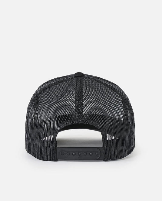 Rip Curl Unisex Bells Pro 26 Trucker Cap Washed Black 1JUMHE_8264