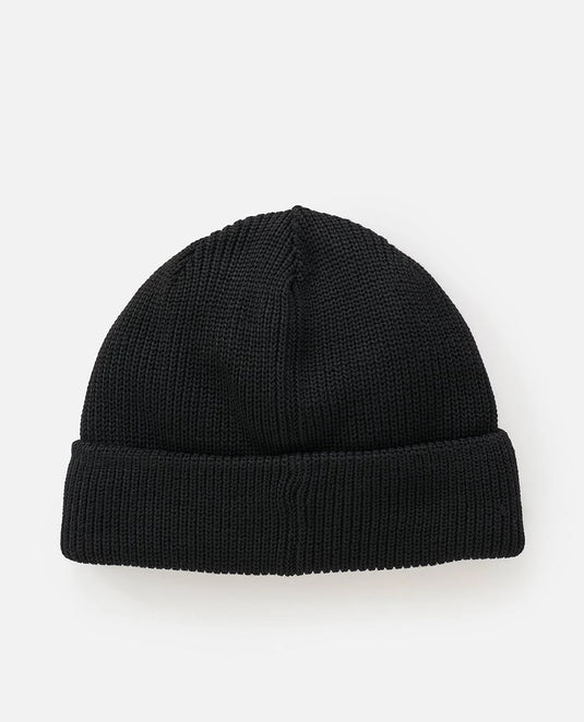 Rip Curl Unisex Classic Surf Shallow Beanie Black 1KKMHE-0090
