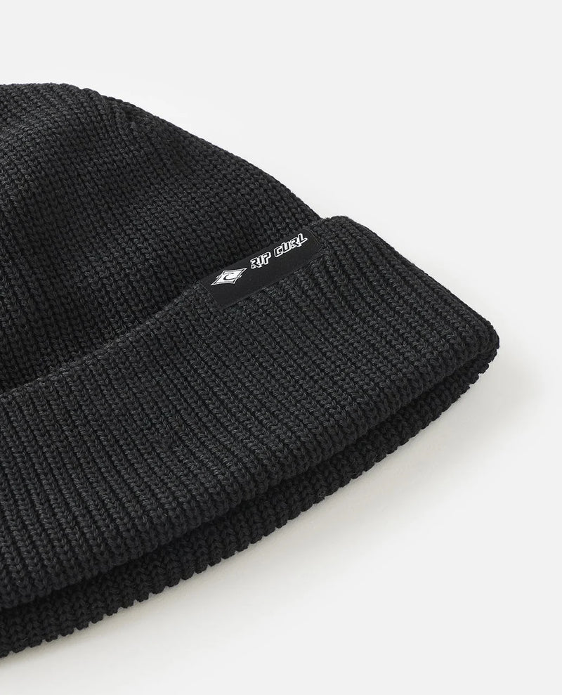 Load image into Gallery viewer, Rip Curl Unisex Classic Surf Shallow Beanie Black 1KKMHE-0090
