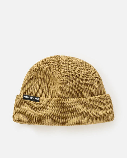 Rip Curl Unisex Classic Surf Shallow Beanie Mustard Gold 1KKMHE-9717