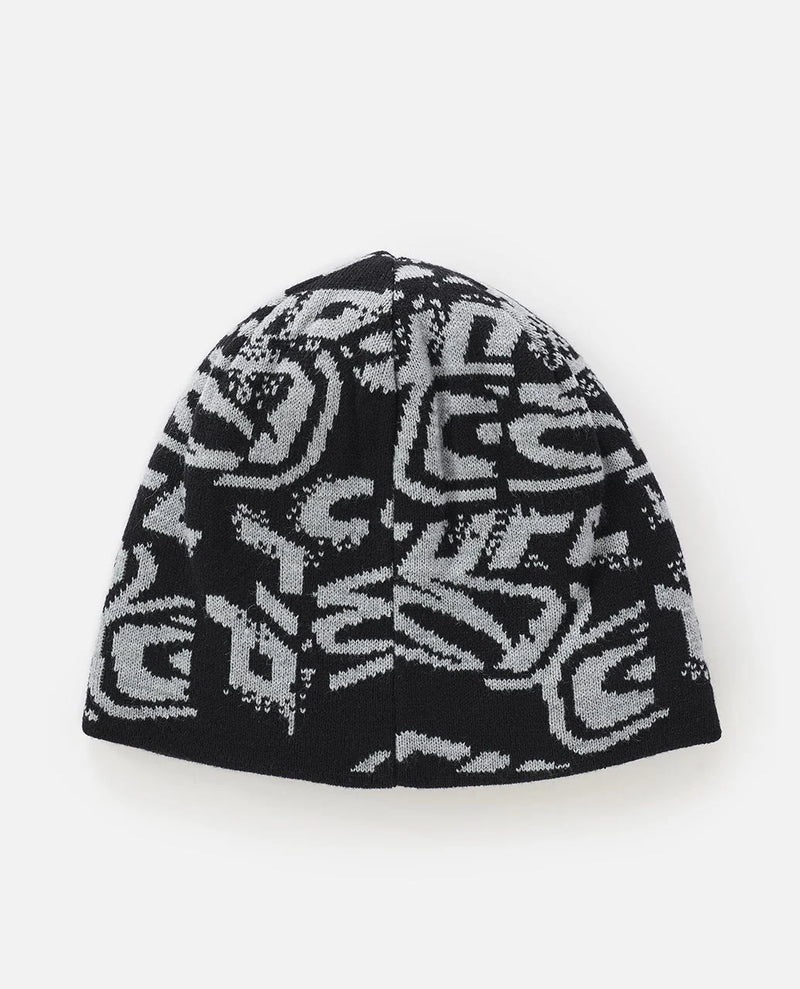 Load image into Gallery viewer, Rip Curl Unisex Archive Revo Skull Beanie Black/Grey 1KMMHE-0097
