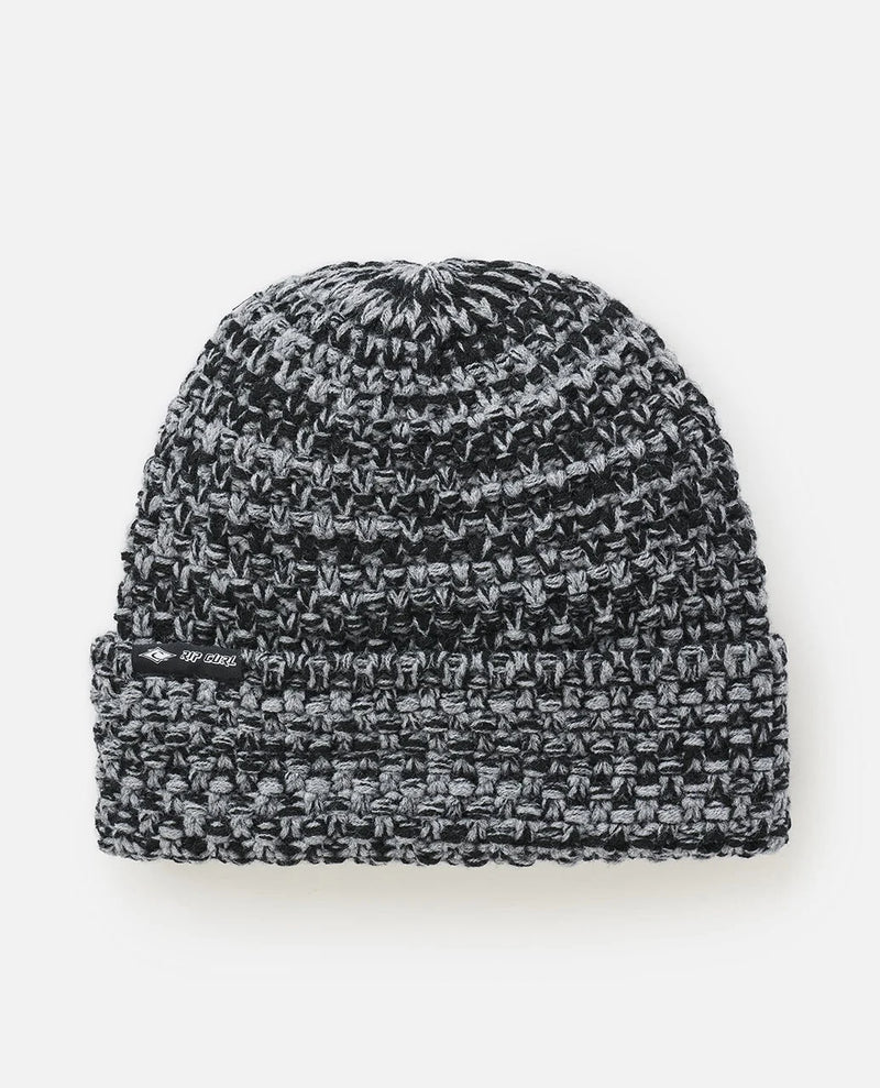 Load image into Gallery viewer, Rip Curl Unisex Classic Jacquard Tall Beanie Black 1KNMHE-0090
