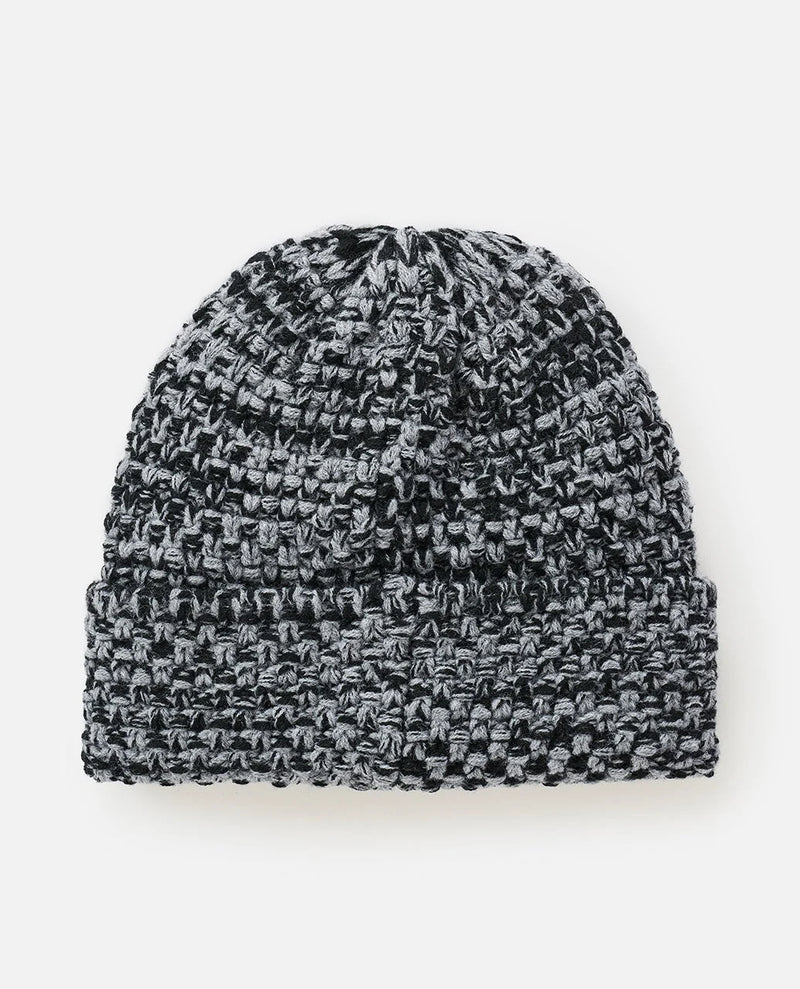 Load image into Gallery viewer, Rip Curl Unisex Classic Jacquard Tall Beanie Black 1KNMHE-0090
