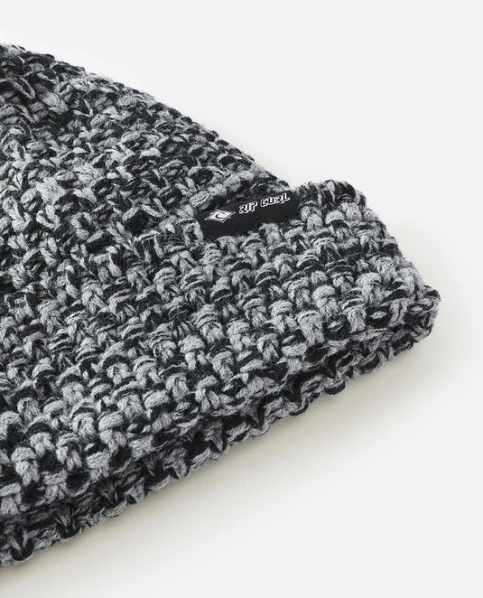 Rip Curl Unisex Classic Jacquard Tall Beanie Black 1KNMHE-0090