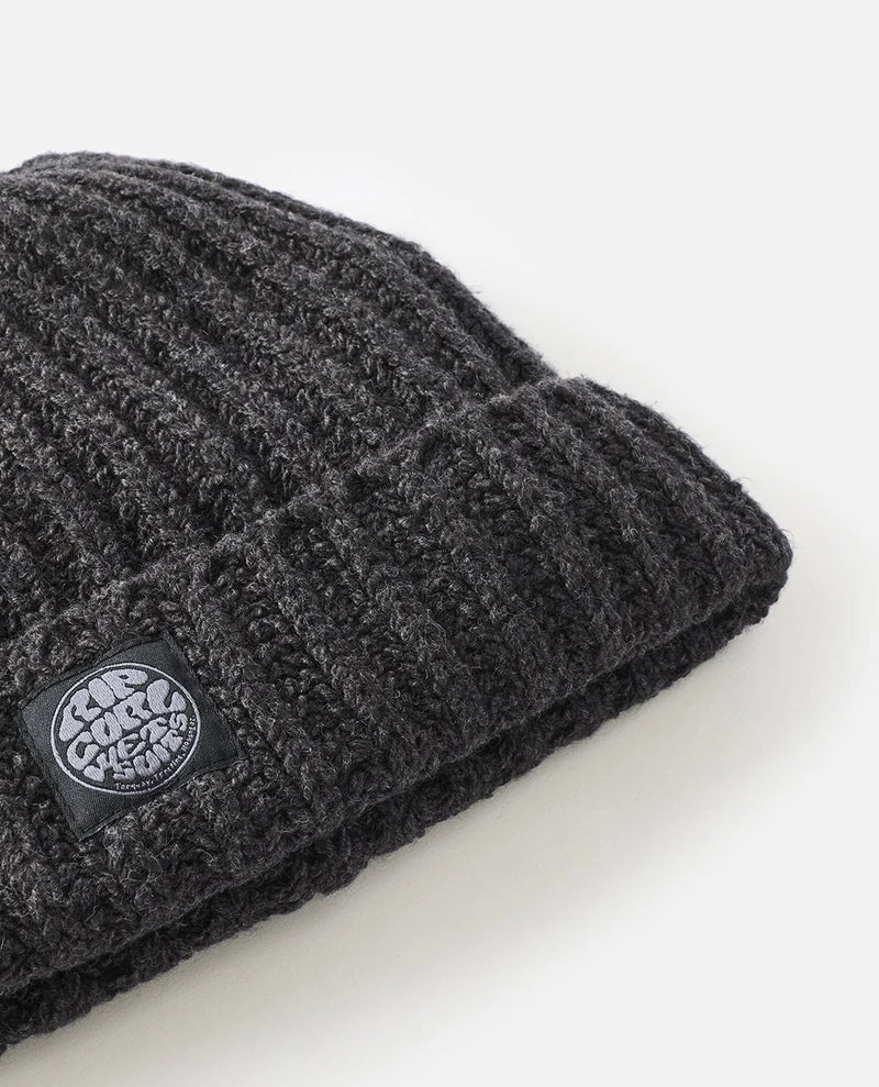 Load image into Gallery viewer, Rip Curl Unisex Premium Surf Reg Beanie Washed Black 1KPMHE-8264
