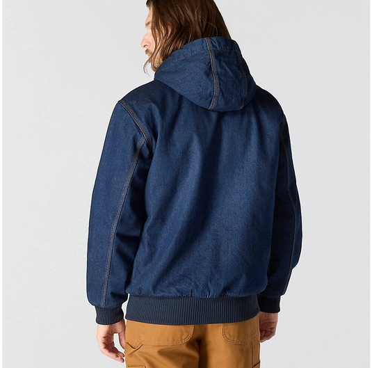 Carhartt Men's Loose Fit Denim Active Jacket 2 Warmer Rating 106976-HR4