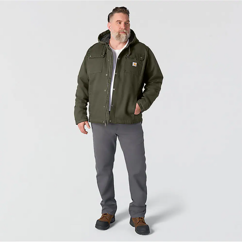 Load image into Gallery viewer, Carhartt Men's Livingston Jacket Moss 107082-MOS
