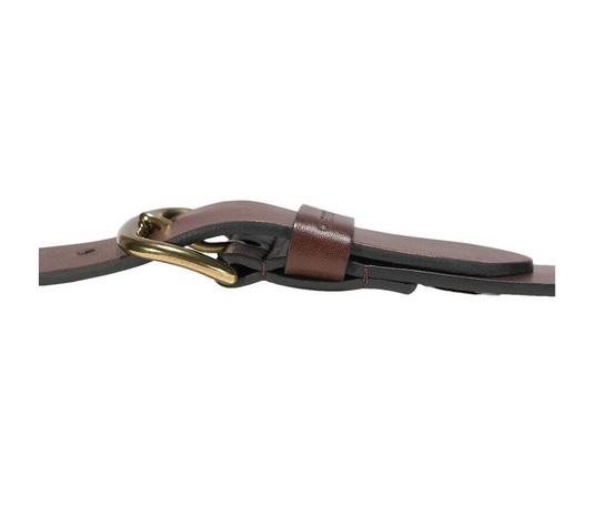 Carhartt Men's Bridle Leather Classic Buckle Belt Brown 800608-201