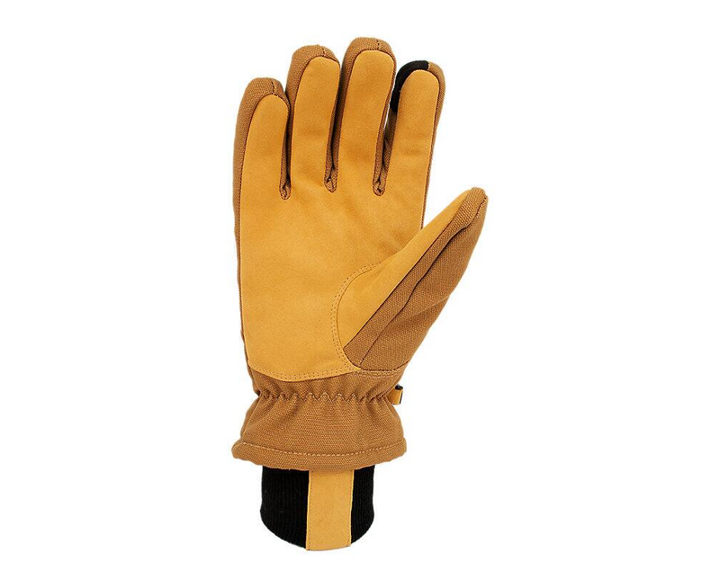 Load image into Gallery viewer, Carhartt Men's Insulated Duck Touch-Sensitive Knit Cuff Glove Brown GL0781M-BROWN
