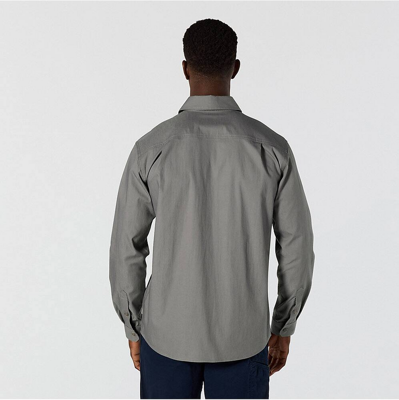 Load image into Gallery viewer, Carhartt Men's Glenwood Relaxed Long Sleeve Shirt Steel 107685-STL
