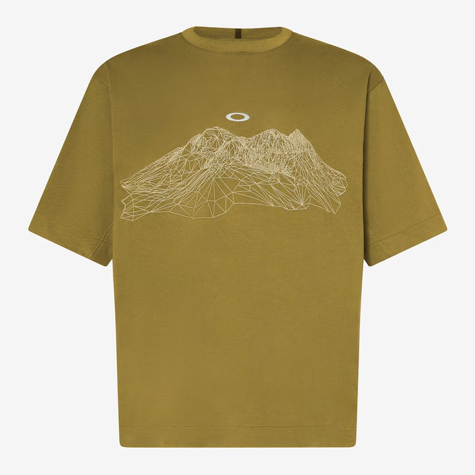 Oakley Men's Wired Mtn ScapeT-Shirt Army Green FOA406858-7CE