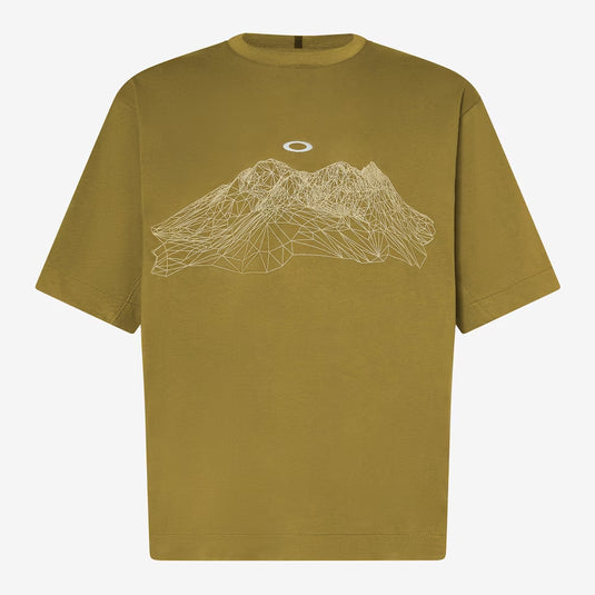 Oakley Men's Wired Mtn ScapeT-Shirt Army Green FOA406858-7CE