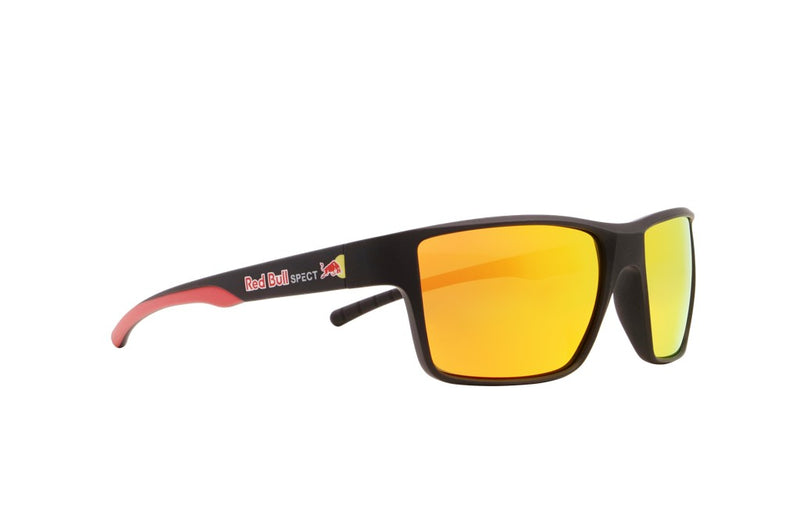 Load image into Gallery viewer, Red Bull Unisex Spect Chase Sunglasses Black-Red with Red Mirror CHASE-02P
