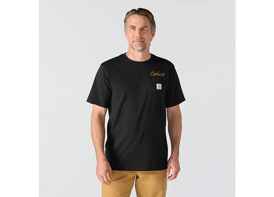 Carhartt Men's Irvine Relaxed Hardwork T-shirt Black 107735-N04