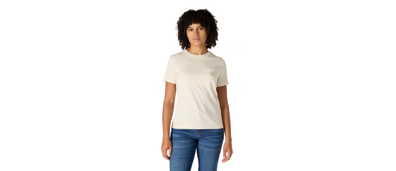 Load image into Gallery viewer, Carhartt Women's Irvine Relaxed T-Shirt Eggshell 107391-W39

