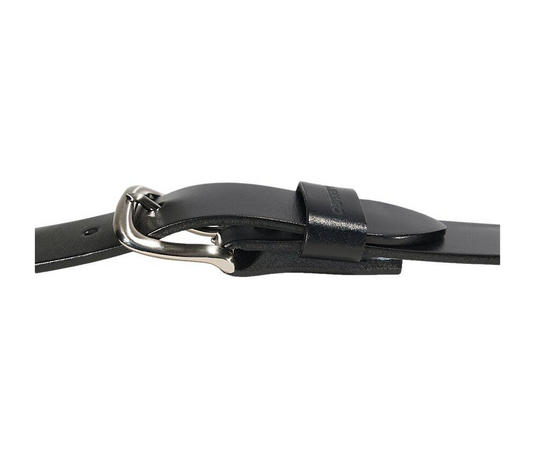 Carhartt Men's Bridle Leather Classic Buckle Belt Black 800608-001
