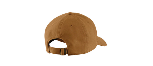Carhartt Unisex Canvas Embroidered Graphic Cap Brown 106810-BRN