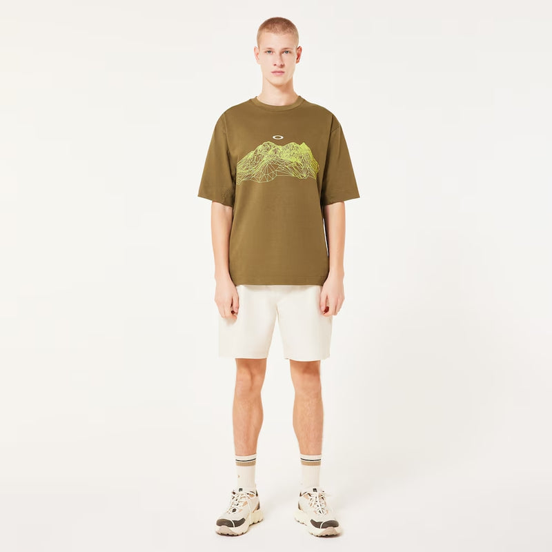 Load image into Gallery viewer, Oakley Men&#39;s Wired Mtn ScapeT-Shirt Army Green FOA406858-7CE
