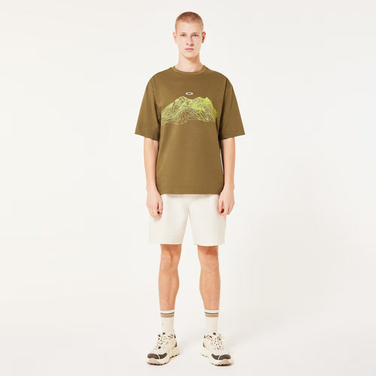 Oakley Men's Wired Mtn ScapeT-Shirt Army Green FOA406858-7CE