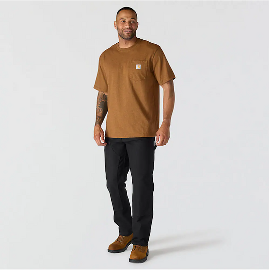 Carhartt Men's Dearborn Relaxed Pocket T-shirt Brown 103296-BRN