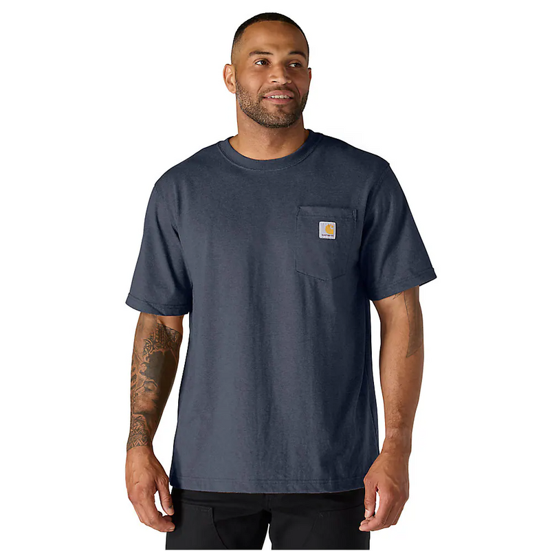 Load image into Gallery viewer, Carhartt Men's Dearborn Relaxed Pocket T-shirt Superstorm 103296-HW4
