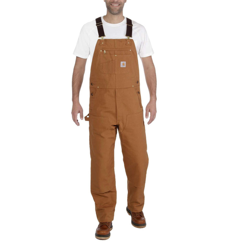 Load image into Gallery viewer, Carhartt Mens&#39; Relaxed Fit Duck Bib Overall Brown 102776-211
