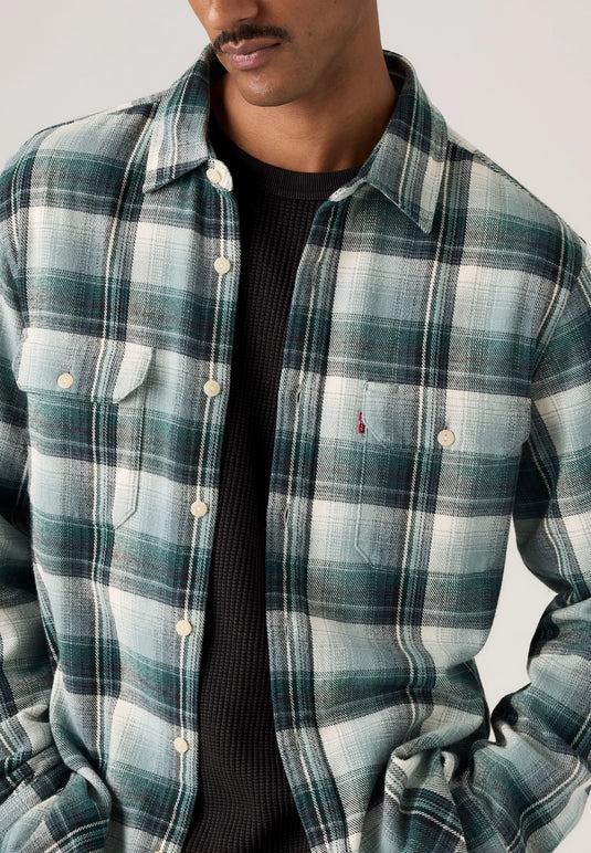 Levi's Men's Jackson Worker Shirt Stormy Sea 195730310