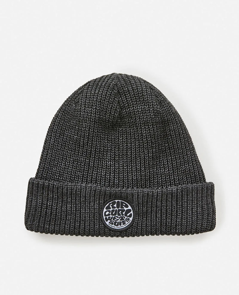 Load image into Gallery viewer, Rip Curl Men&#39;s Icons Reg Beanie Black 1C8MHE-0090

