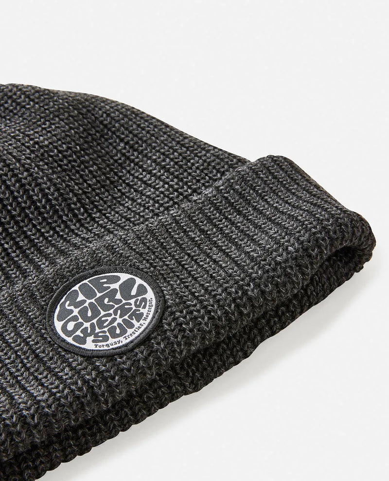 Load image into Gallery viewer, Rip Curl Men&#39;s Icons Reg Beanie Black 1C8MHE-0090
