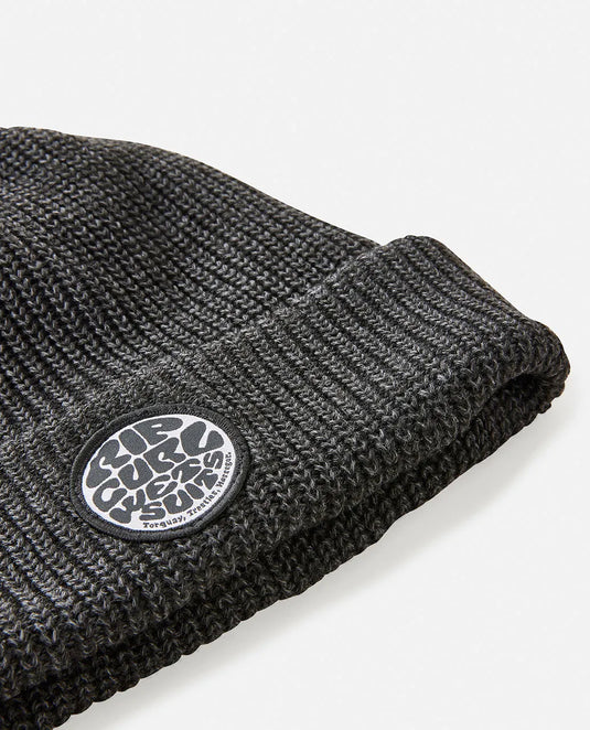 Rip Curl Men's Icons Reg Beanie Black 1C8MHE-0090