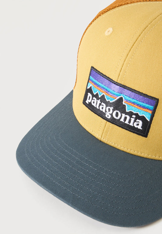 Patagonia Unisex P6 Logo Trucker Hat Lynx Tan 38289-LYTN
