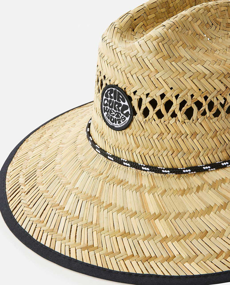 Load image into Gallery viewer, Rip Curl Men&#39;s Logo Straw Hat Natural 1CTMHE-0031
