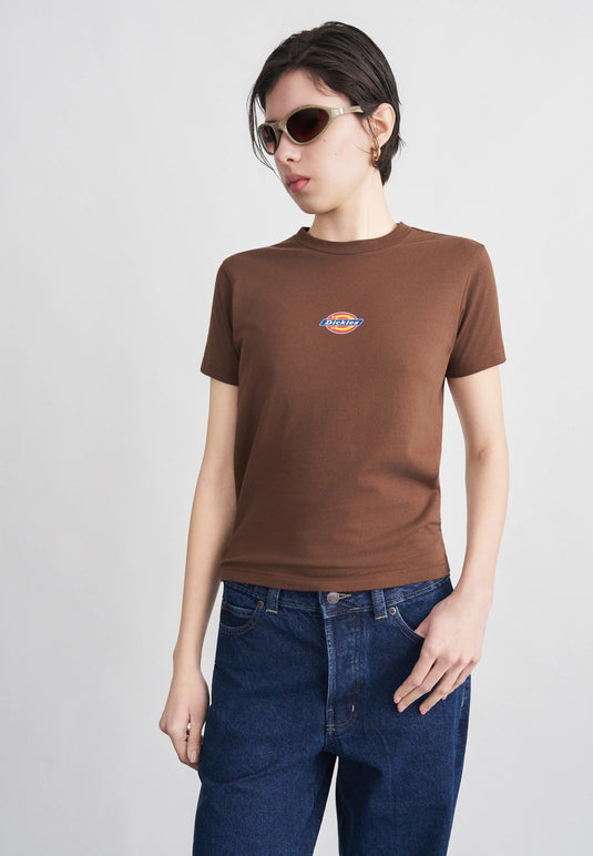 Dickies Women's Maple Valley T-Shirt Timber Brown DK0A4ZA00TB1