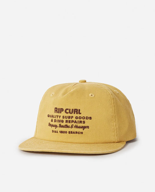 Rip Curl Men's Surf Revival Snap Back Cap Vintage Yellow 1DLMHE-8872