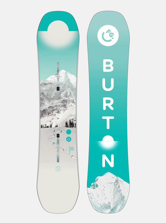 Burton Kids' Feelgood Smalls Camber 140 Snowboard 2019617A03RG140