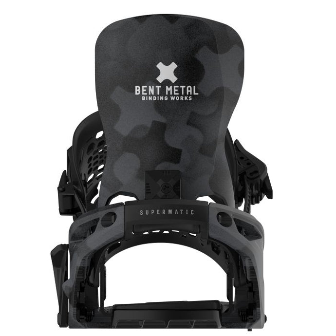 Bent Metal Men's Lightning Supermatic ® Snowboard Bindings Black 25BN013-BLACK