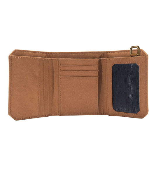 Carhartt Unisex Nylon Duck Trifold Wallet Brown 801973-211
