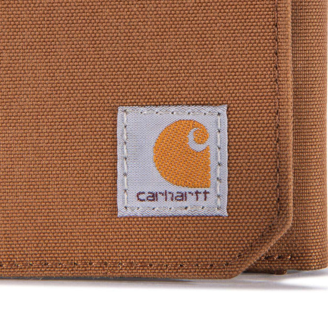 Load image into Gallery viewer, Carhartt Unisex Nylon Duck Trifold Wallet Brown 801973-211
