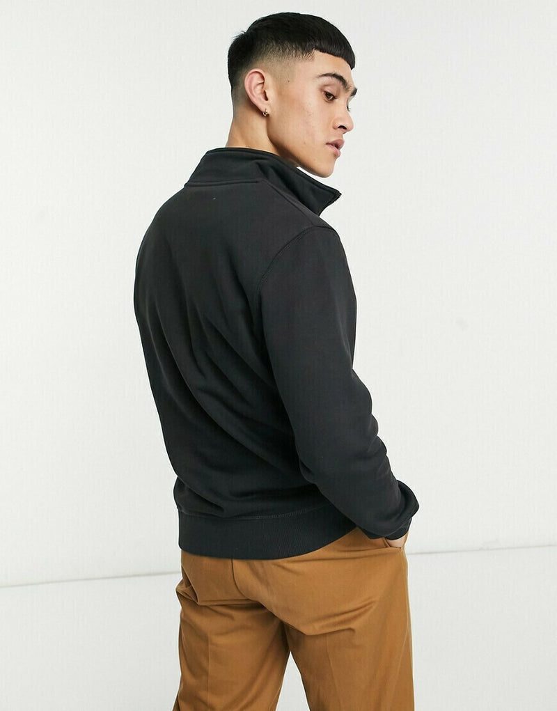 Load image into Gallery viewer, Dickies Men's Oakport Quarter Zip Sweatshirt Black DK0A4XD4BLK
