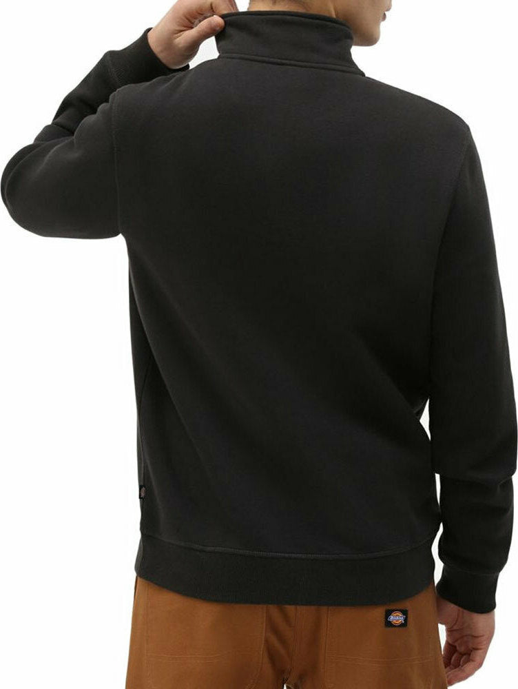 Load image into Gallery viewer, Dickies Men's Oakport Quarter Zip Sweatshirt Black DK0A4XD4BLK
