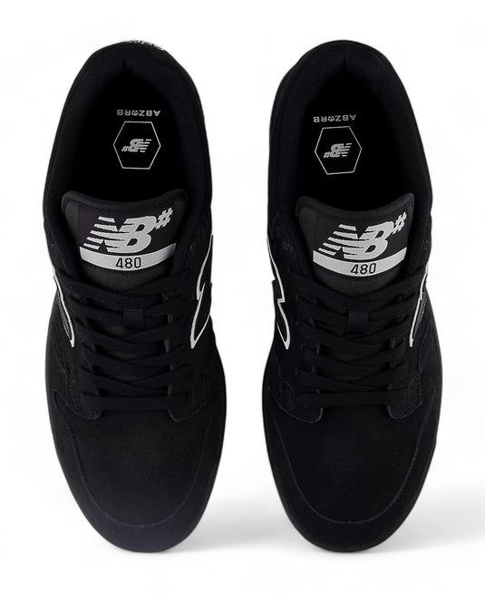 New Balance Men's Numeric 480 Shoes Black NM480SBW
