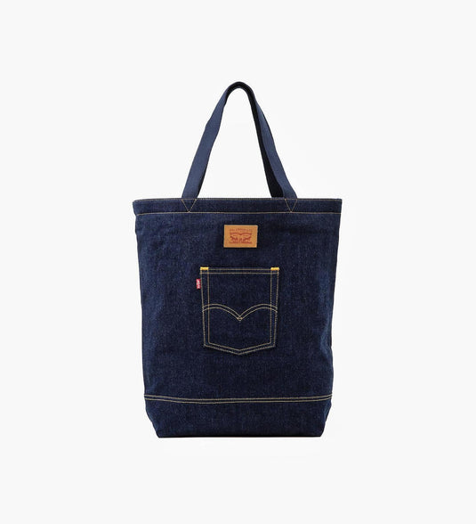 Levi's Unisex Back Pocket Tote Bag Navy Blue D54400002