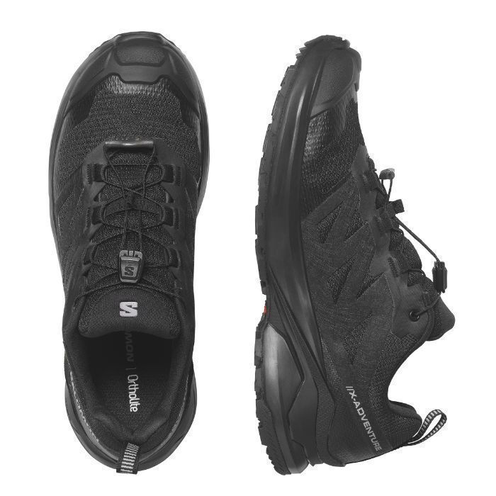 Load image into Gallery viewer, Salomon Women's X-Adventure Gore-Tex Shoes Black/Black/Black L47321800
