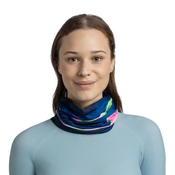 Load image into Gallery viewer, Buff Unisex Original EcoStretch Neckwear Larto Navy 136828.787.10.00

