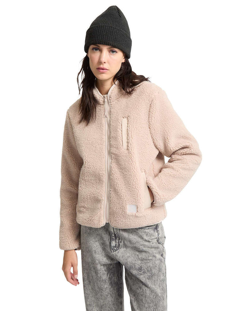 Load image into Gallery viewer, Volcom Women&#39;s Wuzer Fuzzar Fleece Khakiest B4832302-KST

