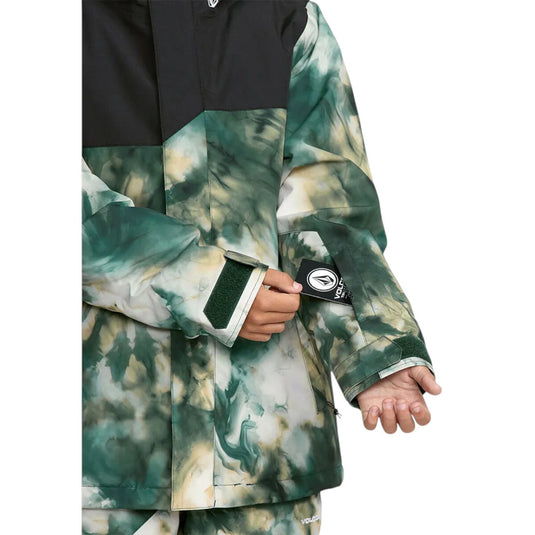 Volcom Kids' Stone.91 Insulated Snow Jacket Green I0452603_GRN