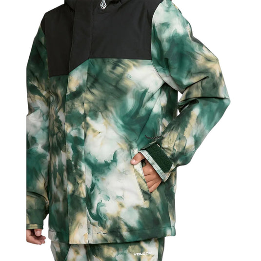 Volcom Kids' Stone.91 Insulated Snow Jacket Green I0452603_GRN